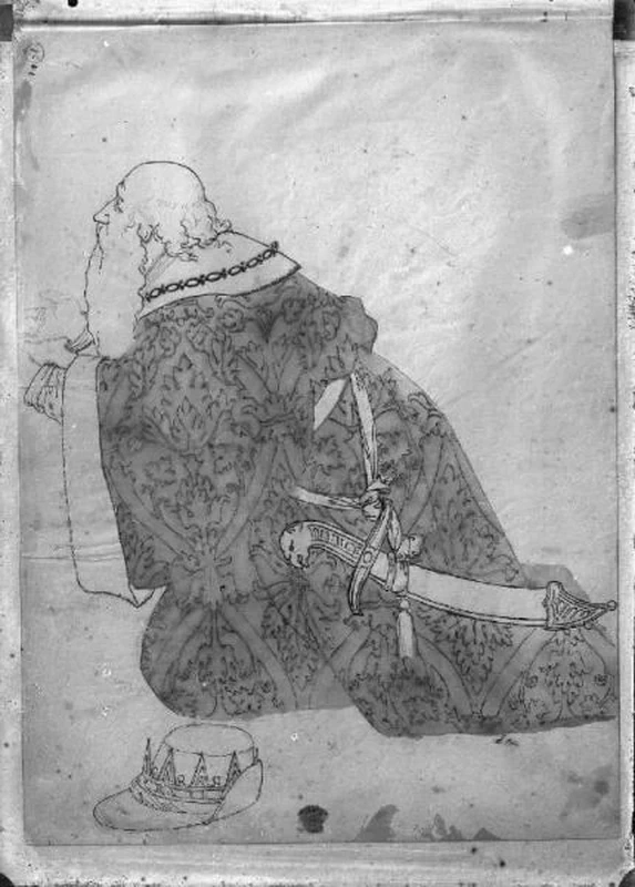 Studio di figura in costume rinascimentale 4